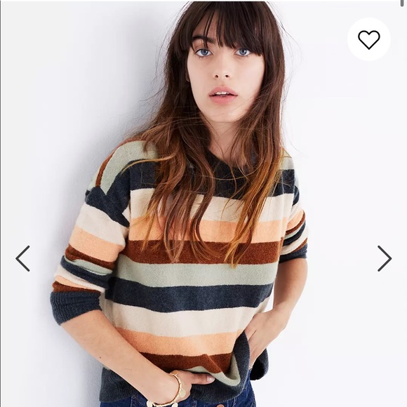Madewell Sweaters - Pullover Sweater in Elmwood Stripe